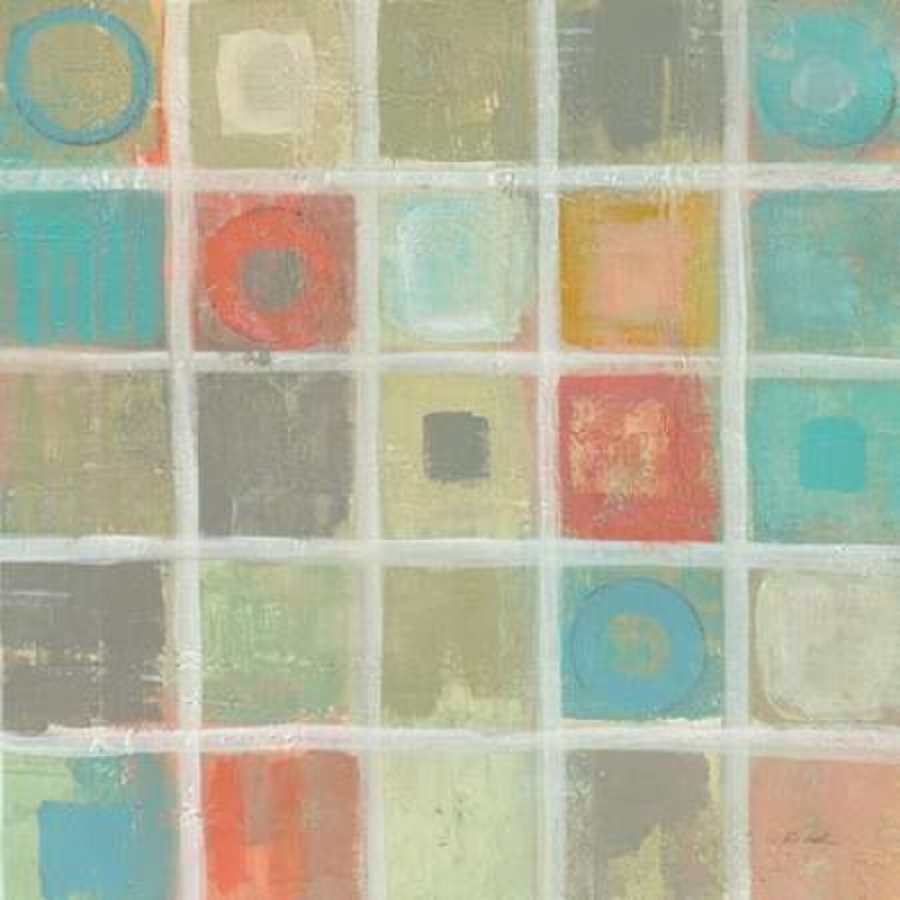 Sea Glass Mosaic Tile IV Poster Print by Silvia Vassileva - Item # VARPDX22020